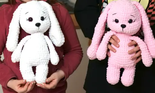 háčkované plyšáky z priadze Popyarn Velvet