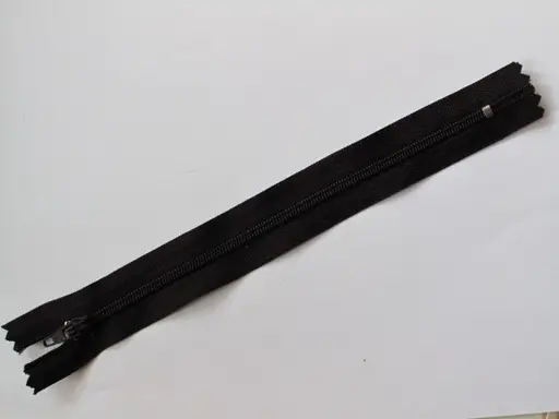 Zips špirálový šatový 3mmx25cm/čierny