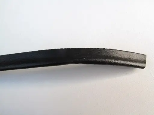 Výpustka koženková 10mm/čierna