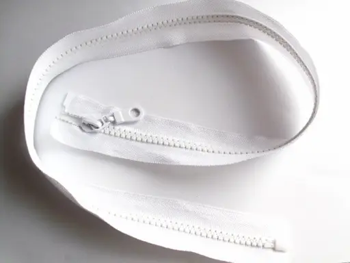 Zips kostený deliteľný 5mmx 40cm/biely