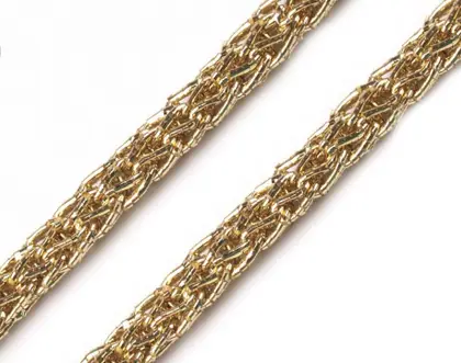 Retiazková dutinka 3mm/zlatá