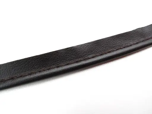 Výpustka koženková 10mm/kávová