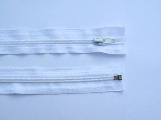 Zips špirálový deliteľný 5mmx30cm/biely