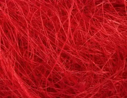 Sisal na aranžovanie 50g/výrazný červený
