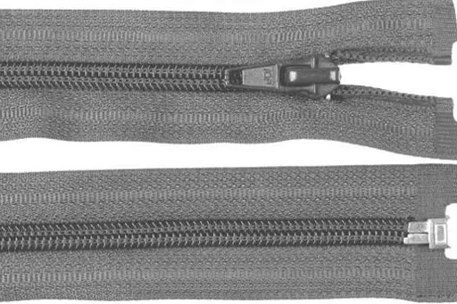 Zips špirálový deliteľný 5mmx40cm/šedý