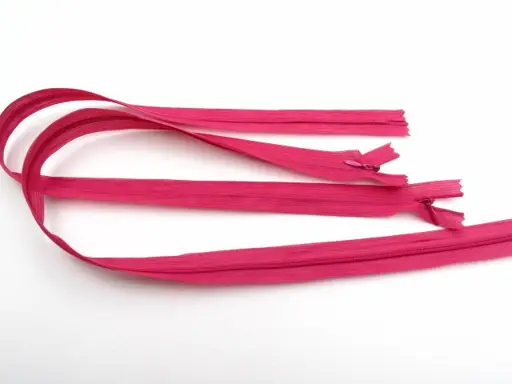 Zips skrytý dederón 60cm/cyklaménový