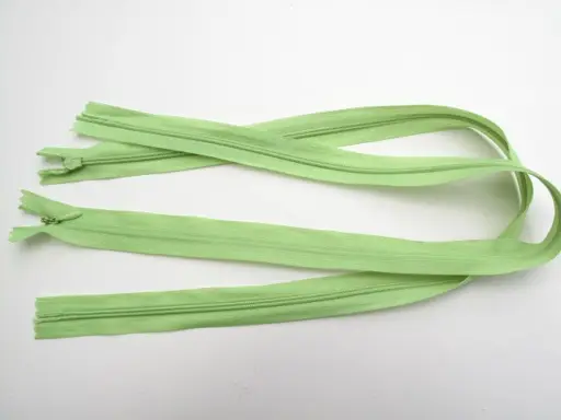 Zips skrytý dederón 60cm/pistáciový zelený