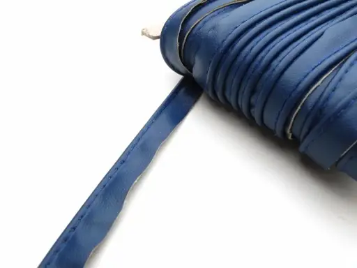Výpustka koženková 10mm/navy modrá