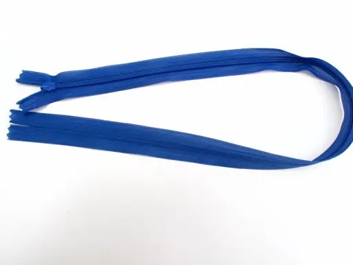 Zips skrytý dederón 60cm/parížsky modrý