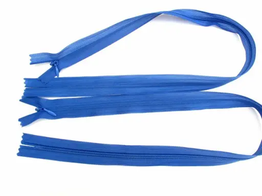 Zips skrytý dederón 60cm/parížsky modrý