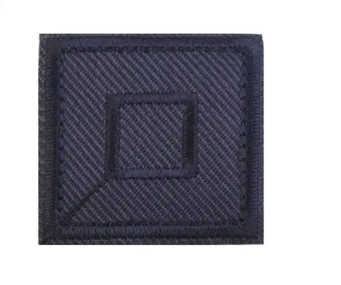Nažehľovačka štvorec 33x33mm/antracit