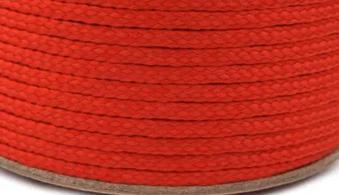 Odevná šnúra 4mm/červená