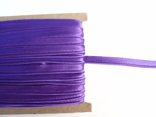 Výpustka saténová 15mm/fialová purpur