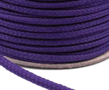 Odevná šnúra 3,5mm/fialová purpur