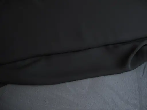 Šifón hladký Super uni 3/čierny