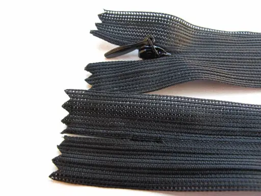 Zips skrytý dederon 60cm/čierny