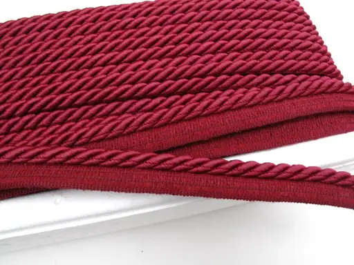 Šnúra točená paspulka 20mm/bordová