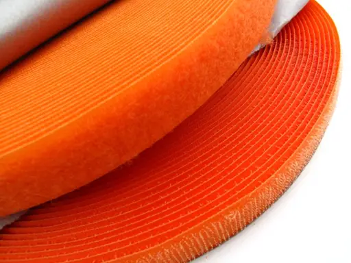 Suchý zips 2cm komplet metráž/oranžový