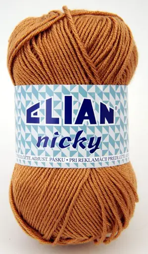 Pletacia priadza Elian nicky 221/karamel