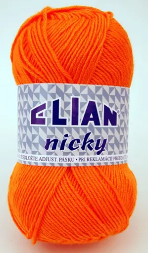 Pletacia priadza Elian nicky 5074/oranžová