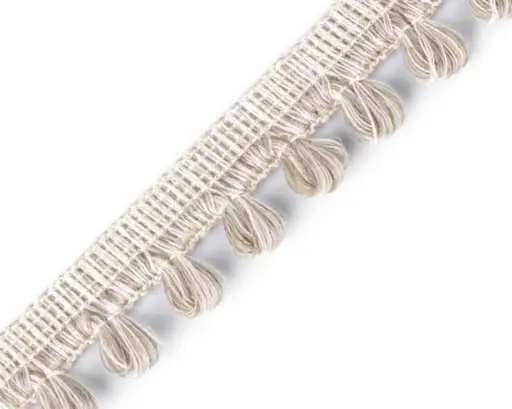 Prýmka slučky chanel melír 25mm/béžová režná