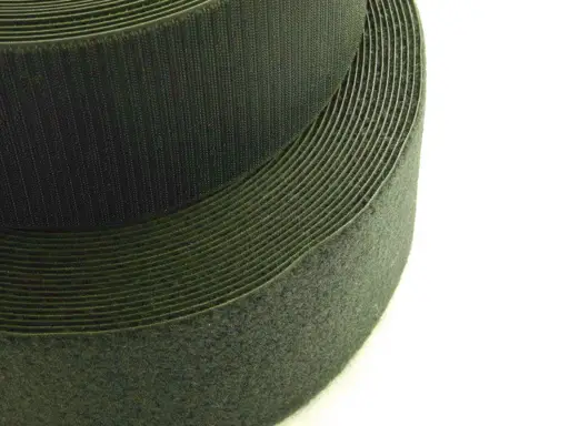 Suchý zips 5cm komplet - metráž/army zelený