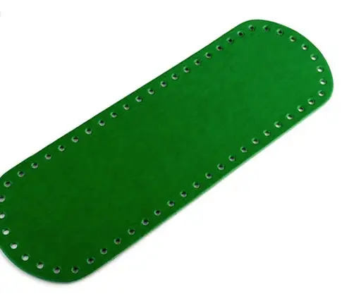 Dno na kabelku ekokoža 10x30cm/zelené smaragdové tmavé