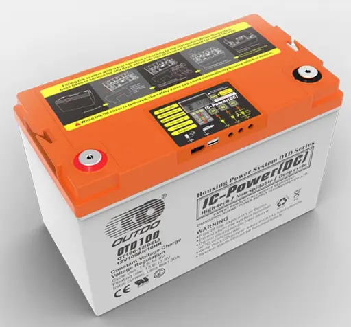 Batéria solárna 100Ah 12V z displejom