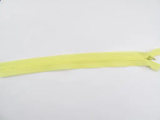 Zips skrytý dederón 45cm/žltý jemný