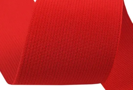 Guma textilná hladká 50mm/červená