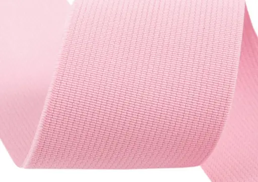 Guma textilná hladká 50mm/ružová svetlá
