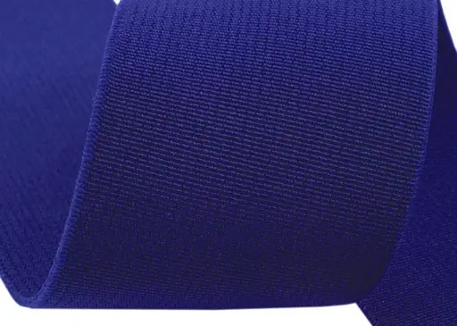 Guma textilná hladká 50mm/parížska modrá