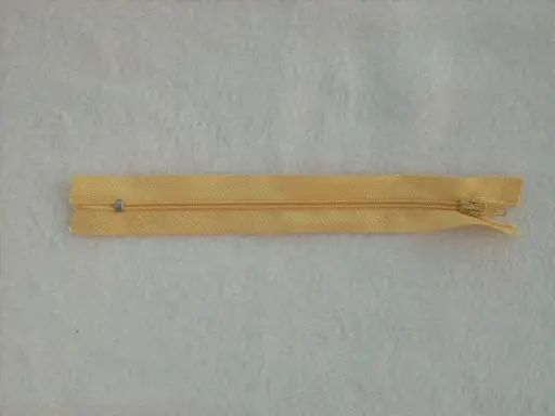 Zips špirálový šatový 3mmx 16cm/žltý