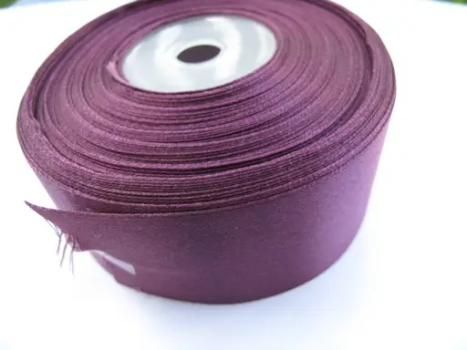 Stuha saténová 38mm/baklažán