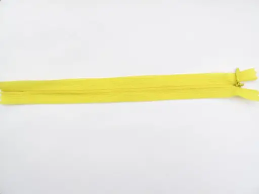 Zips skrytý dederón 22cm/citrónový žltý
