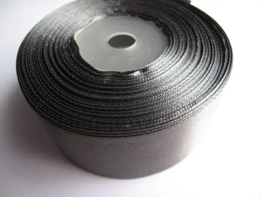 Stuha saténová 38mm/dymová