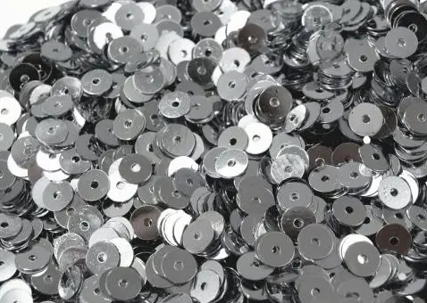 Flitre krúžky 6mmx 10g/strieborné