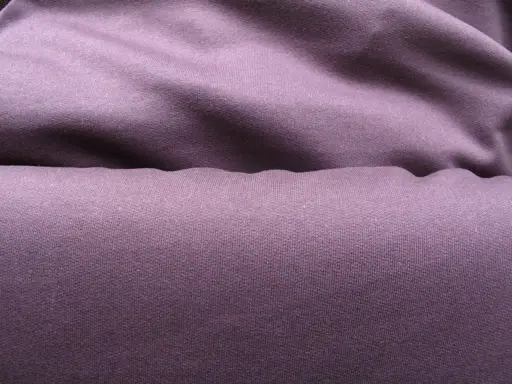 Úplet teplákovina Ba mykaná/fialová slivková tmavá
