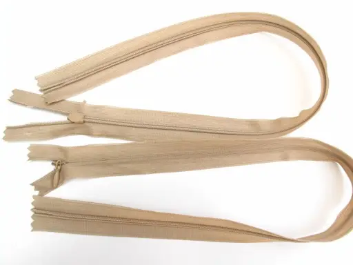 Zips skrytý dederón 60cm/béžový svetlejší