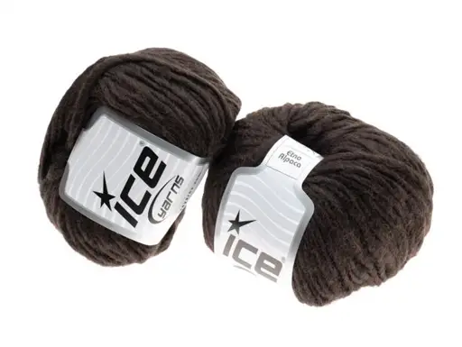 Pletacia priadza Ice Etno Alpaca 69354/kávová hnedá tmavá