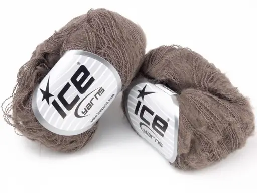 Pletacia priadza Ice Kid Mohair Flamme 52236/kapučino hnedá