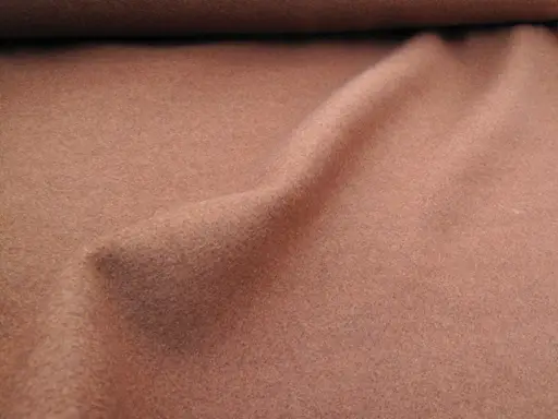 Flauš kabátový akrylový elastický 22021/gaštanový hnedý