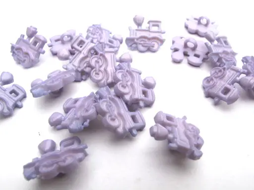Gombík SP detský vláčik 16mm/levandulový