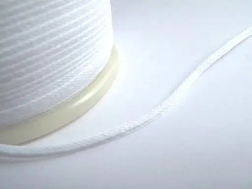 Kojenecká šnúra 5mm/biela