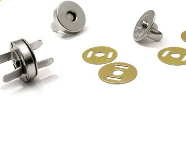 Zapínanie na tašky magnet 15mm/nikel