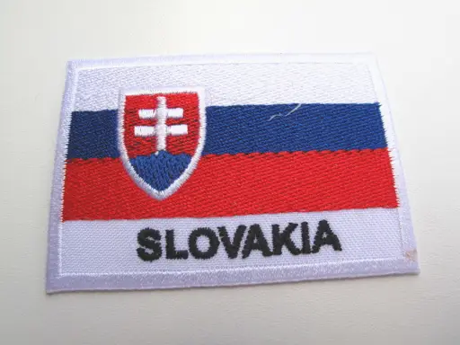 Nažehľovačka Slovakia 50x70mm/bielo- modro- červená