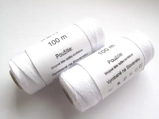 Niť riflová 100m 700/biela