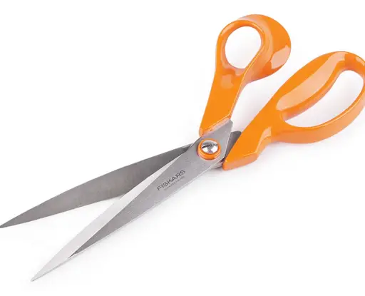 Nožnice kovové profesionálne krajčírske FISKARS Classic 27cm/oranž- nikel