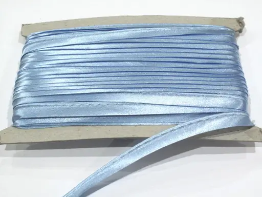 Výpustka saténová 15mm/belasá modrá