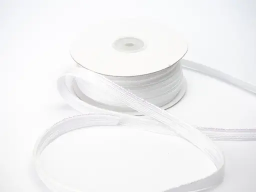 Výpustka polyester Metalic 10mm/bielo- perleťová
